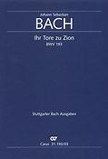 Bach: Kantate BWV 193 Ihr Tore zu Zion (Vocal Score)