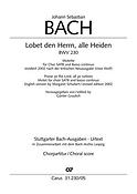 Bach: Motette BWV 230 Lobet den Herrn, alle Heiden Koorpartituur)