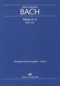 Bach: Missa in G BWV 236 (Vocal Score)