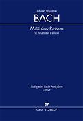 Bach: Matthäus-Passion BWV 244 (Studiepartituur)