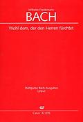 W.F. Bach: Wohl dem, der den Herren Fürchtet (Partituur)