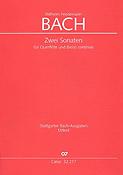 W.F. Bach: Flötensonaten in e-moll und F-Dur (Partituur)