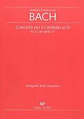 Bach: Concerto per il Cembalo in D (Partituur)