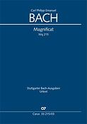 C.P.E. Bach: Magnificat WTQ215 (Vocal Score)