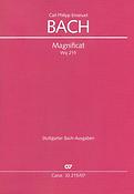 C.P.E. Bach: Magnificat WTQ215 (Study Score)