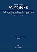 Bach: Lob und Ehre und Weisheit und Dank (SATB)