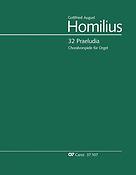 Homilius: 32 Praeludia zu geistlichen Liedern für zwei Claviere und Pedal. Homilius-Werkausgabe