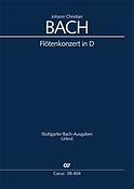 Bach: Concerto per il Flauto traverso in D / Flötenkonzert in D (Warb C 79)