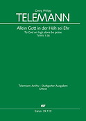 Telemann: Allein Gott in der Höh sei Ehr (Viool 1)