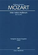 Mozart: Inter natos mulierum KV 72 (Vocalscore)