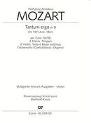 Mozart: Tantum ergo in D KV 197 (Vocal Score)