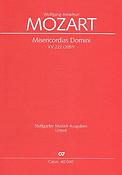 Mozart: Misericordias Domini KV 222 (Partituur)