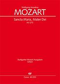Mozart: Sancta Maria, Mater Dei KV 273 (Partituur)