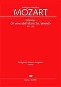 Mozart: Litaniae de venerabili altaris Sacramento in B KV 125 (Partituur)