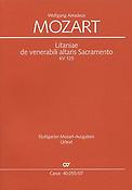 Mozart: Litaniae de venerabili altaris Sacramento in B KV 125 (Studiepartituur)