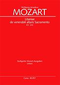 Mozart: Litaniae de venerabili altaris Sacramento in Es KV 243 (Partituur)