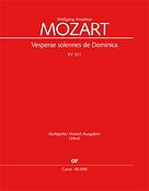 Mozart: Vesperae solennes de Dominica KV 321 (Partituur)