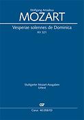 Mozart: Vesperae solennes de Dominica KV 321 (Vocal Score)