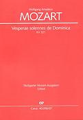 Mozart: Vesperae solennes de Dominica KV 321 (Studiepartituur)