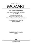 Mozart: Laudate Dominum in F KV 339 (Partituur)