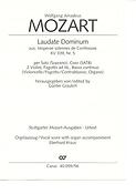 Mozart: Laudate Dominum in F KV 339 (Orgel)