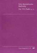 Mendelssohn: Der 115. Psalm MWV A 9 (Partituur)