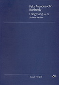 Mendelssohn: Lobgesang Sinfonie Kantate MWV a 18 (Studiepartituur)