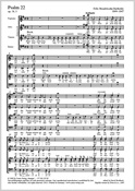 Felix Mendelssohn Bartholdy: Drei Psalmen Op.78 Psalm 22