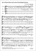 Mendelssohn: Ich will den Herrn nach seiner Gerechtigkeit preisen MWV B 3