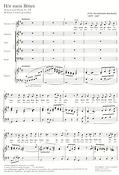 Mendelssohn: Hymne Hor mein Bitten (Vocal Score)