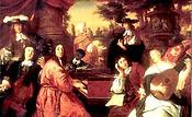 H?usliche Musikszene [Dietrich Buxtehude]