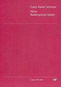 Franz Xaver Schnizer: Alma redemptoris mater (Partituur)