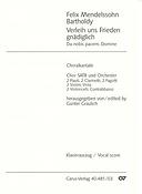 Mendelssohn: Verleih uns Frieden (Vocal Score)