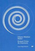 Johann Melchior Molter: Klarinettenkonzert in D (Partituur)
