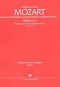 Mozart: Missa in C Krönungsmesse KV 317 (Studiepartituur)
