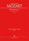Mozart: Missa brevis in G - Missa Pastoralis in G KV 140 (Partituur)