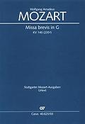 Mozart: Missa brevis in G - Missa Pastoralis in G KV 140 (Vocal Score)