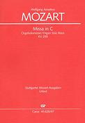 Mozart: Missa in C Orgelsolomesse KV 259 (Studiepartituur)