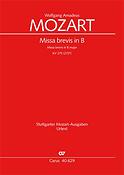 Mozart: Missa Brevis in b KV 275 (272b) (Partituur)