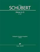 Franz Schubert: Messe in G-Dur D 167 (Partituur)