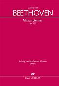 Beethoven: Missa Solemnis Op. 123 (Studiepartituur)