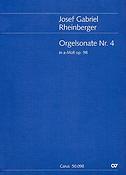 Josef Gabriel Rheinberger: Orgelsonate Nr. 4 in a (Partituur)
