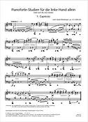 Josef Gabriel Rheinberger: Pianoforte-Studien für die linke Hand allein (Partituur)