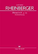 Josef Gabriel Rheinberger: Missa in A (Studiepartituur)