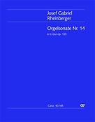 Josef Gabriel Rheinberger: Orgelsonate Nr. 14 (Partituur)