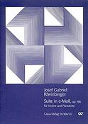 Josef Gabriel Rheinberger: Suite in c (Partituur)