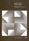 Josef Gabriel Rheinberger: Requiem in d (Partituur)