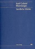 Josef Gabriel Rheinberger: Messen für gemischten Chor Bd. 2 (mit Orgel) (Gesamtausgabe, Bd. 3)