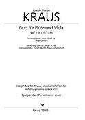 Joseph Martin Kraus: Duo für Flöte und Viola