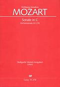 Wolfgang Amadeus Mozart: Sonate in C (KV 278)